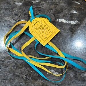Louis Vuitton Vibrant Yellow and Blue Tags